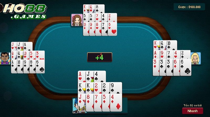 Chơi bài Mậu Binh đơn giản