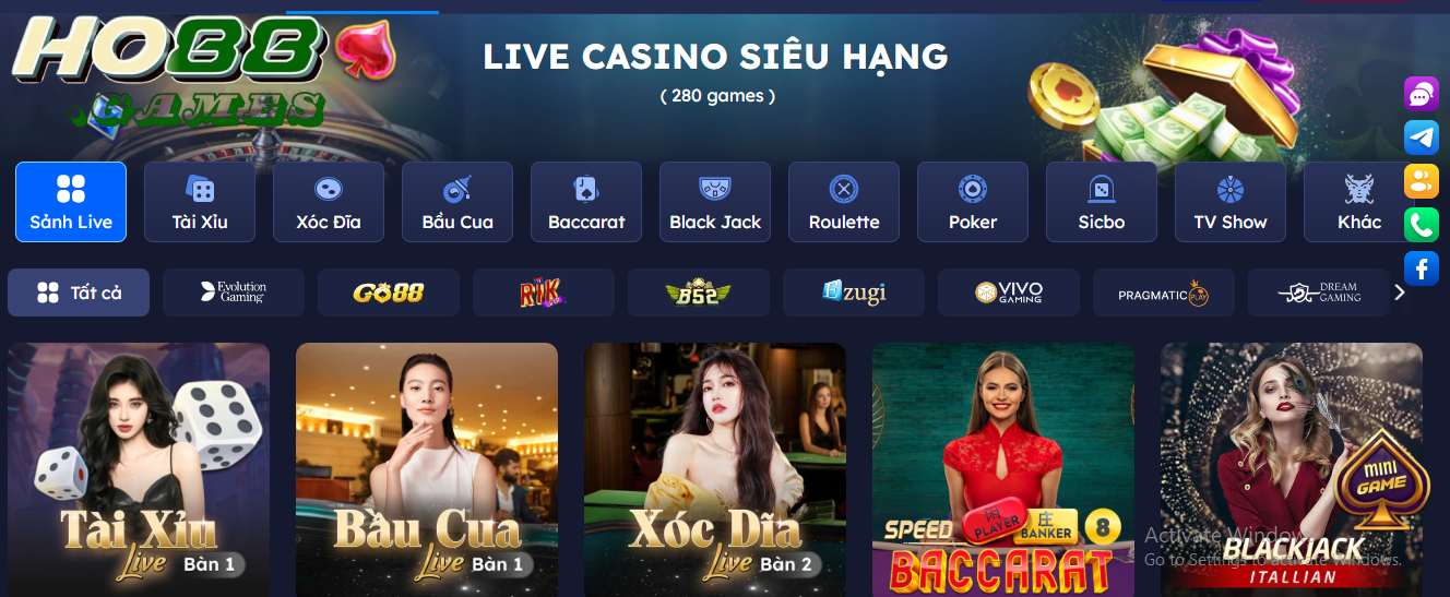 Nhà cái hợp tác với nhiều đơn vị cung cấp phần mềm game hàng đầu 